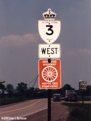 A Highway for the King - This picture refers to "Biker's Barbecue", page 48.